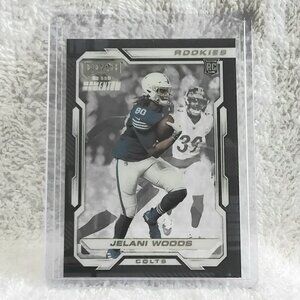 3/$25 Mint 2022 Panini Chronicles Jelani Woods RC Clear Cut NFL Card PMR-8!!